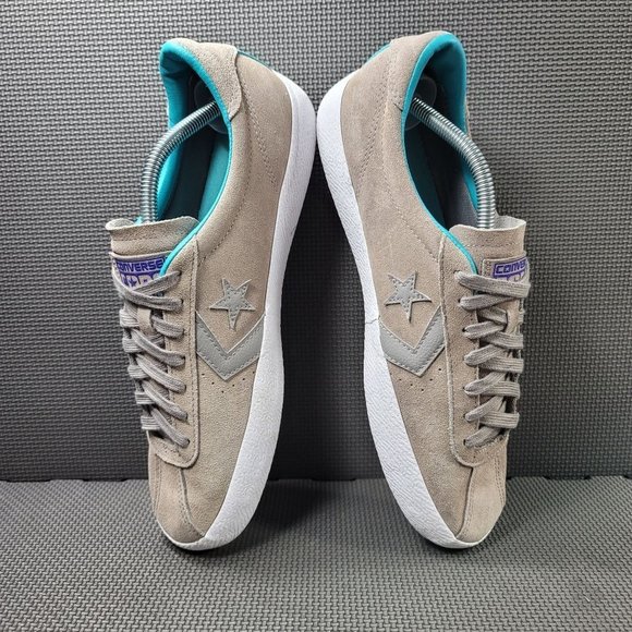 Mens Sz 10.5 Grey Converse Cons Break Point Sneakers - Picture 5 of 8